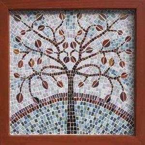 autumn tree mosaic