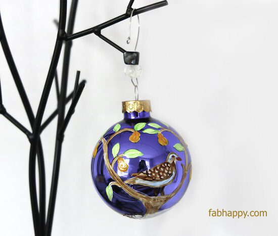 partridge in a pear tree baubles