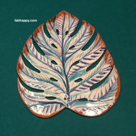 leaf shaped platter
