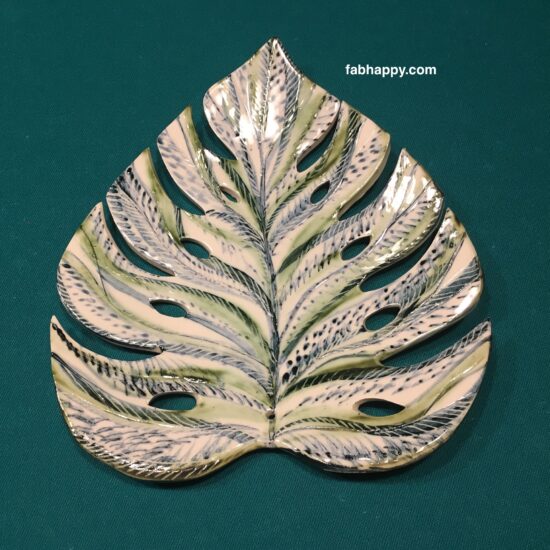leaf shaped platter