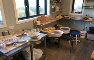our pottery studio