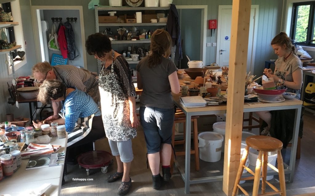 our pottery studio