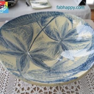 blue chestnut leaf bowl
