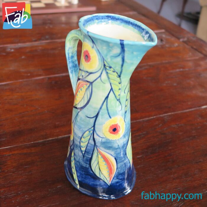Large Blue Garden Jug